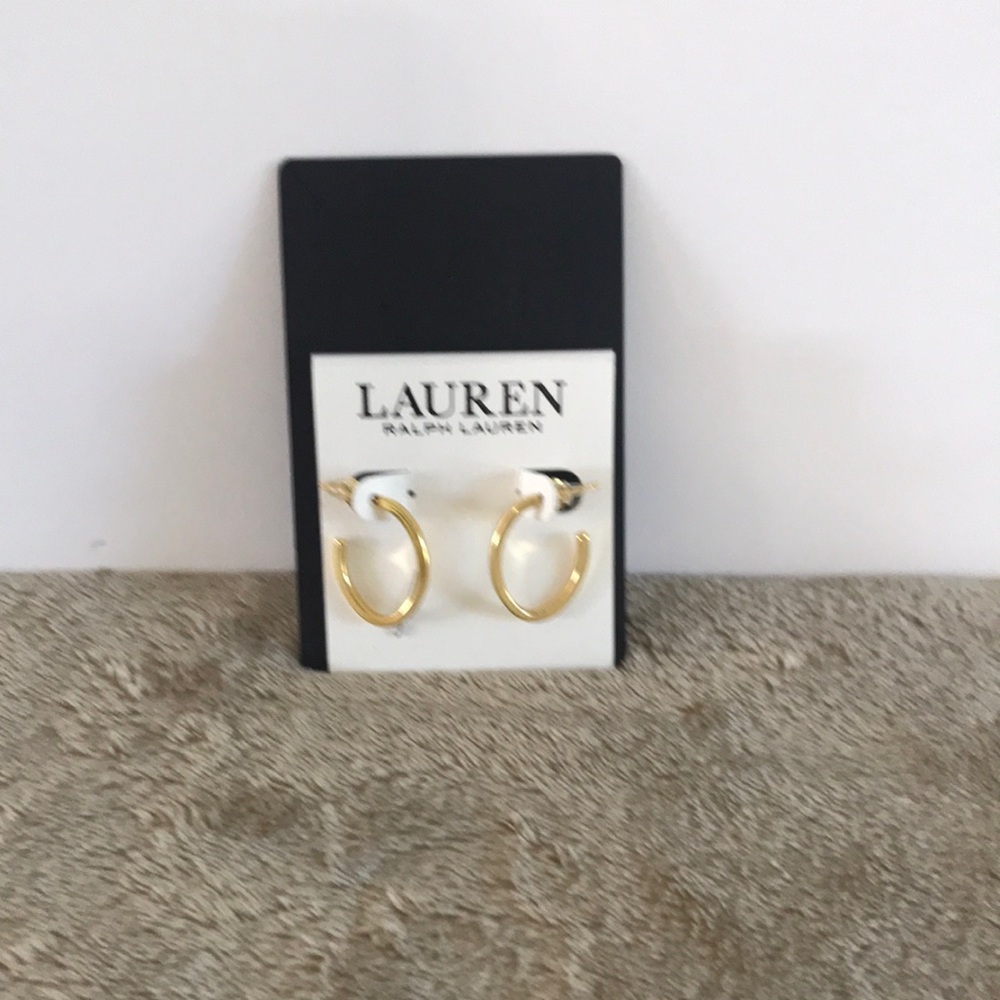 Lauren Ralph Lauren Gold Hoop Earrings